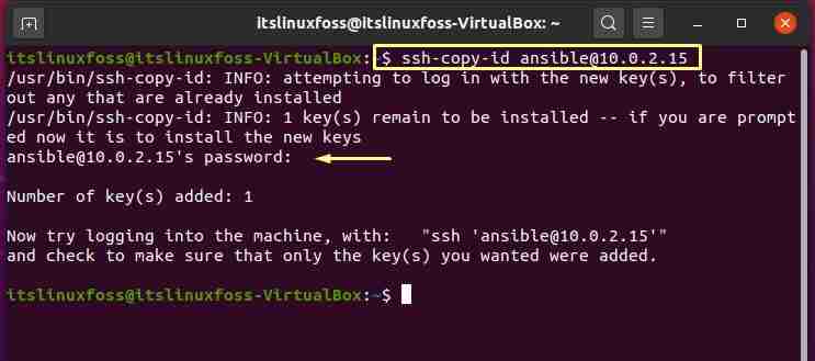 10. How To Install and Configure Ansible on Ubuntu - ssh-copy-id