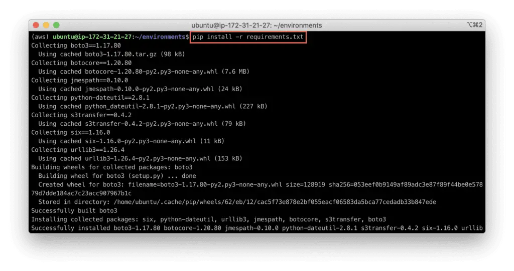 23. How to Install Python 3 development environment for Ubuntu Linux - recreating virtual environment - 2