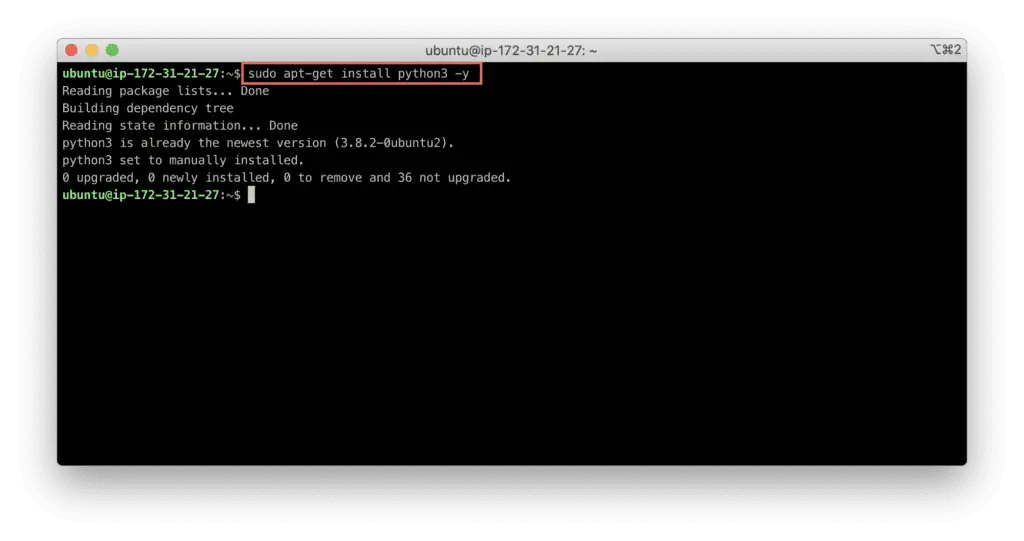 3. How to Install Python 3 development environment for Ubuntu Linux - apt-get install python3