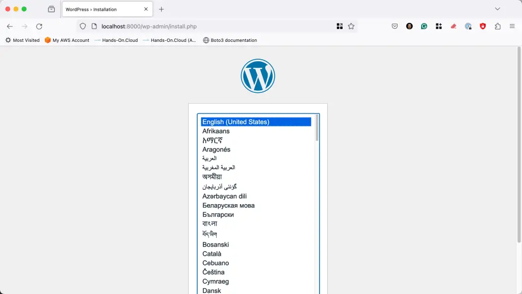 Docker Compose Demo - Simple WordPress